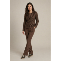 Helena Hart Broek Flair Lano Harris Tweed Choco